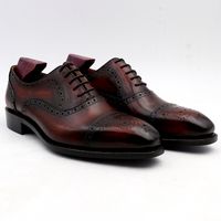 Compre al por mayor Zapatos De Vestir Para Hombre Vino de bajo precio \u0026 de  calidad con envío gratuito | Es.DHgate