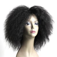 Афро кудрявый вьющиеся волосы короткие Боб человеческие волосы монолитным парики 2#Цвет девственные волосы Боб короткие парики для черных женщин