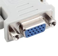 Wholesale DVI- I 24+ 5 Pin VGA Male to DVI Female Video Conver...