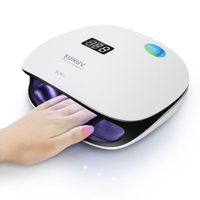 SUN4 48W UV LED лампа для сушки ногтей с ЖК-дисплеем Съемная основа Smart UV Phototherapy Nail Art Manicure Tool