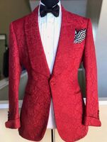 Wholesale Newest Handsom One Button Wedding Groom Tuxedos Men Suits Wedding Prom Dinner Best Man Blazer Jacket Tie Girdle Pants A