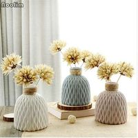 Noolim Japanese Water Fala Wzór Ceramiczny Sadzarka do Kwiatu Hydroponic Dekoracyjne kwiaty Pot Mini Pot Home Garden Decor