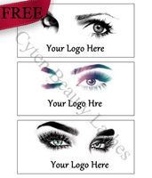 Logo und Designs für Private Sticker Label (für Pretty Lashes Natürliche 3D-Nerz-Wimpern False Lashes 100 Styles)