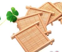 600 pezzi di stuoia di bambù fatti a mano Kung Fu accessori per il tè tavolo tovagliette tazze di caffè sottobicchiere bevande accessori da cucina tazza stuoie pad