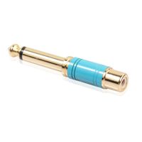 6.35mm 1/4 Male Jack to RCA Phono Female Socket Audio Adaptor Connectors Computer/HDTV/Laptop/Projector in audio video Cable