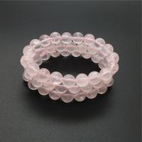 10mm Rose Quartz Bracelet,Gemstone Bracelet,Rose Quartz Round Beads,Elastic Bracelet,Good Luck Bracelet