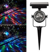 New Christmas Light Solar Projection Lamp Rotatable Colorful...