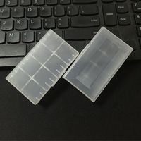 Lityum iyon pil şarj cihazı Mech Wrap için 20700 21700 Taşınabilir Plastik Kılıf Kutusu Emniyet Tutucu Saklama Kabı Şeffaf Paketi Piller