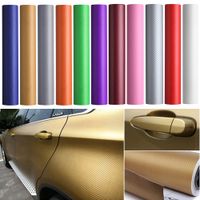 1 STKS Auto-Styling 30 * 127cm Zwarte 3D Koolstofvezel Vinyl Auto DIY Wrap Blad Roll Film Sticker Decal Hoge Kwaliteit