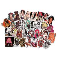 47Pcs-Pack Tattooed Girl Animal Hot Sexy Stickers Car Skateboard Motorcycle Bicycle Luggage Laptop Bumper Wall Decals Pack