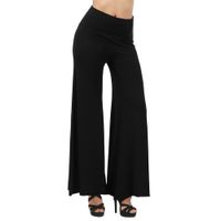 2018 Summer Date Mode Femmes de base Casual Confortable Poids Léger Taille Haute Jambe Palazzo Lounge Pantalon