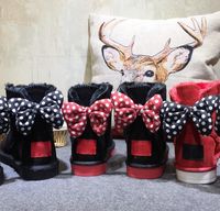 O ENVIO GRATUITO de 2018 venda Da Fábrica NOVA Austrália clássico alto inverno botas de couro real Bailey Bowknot mulheres bailey arco botas de neve sapatos de inicialização