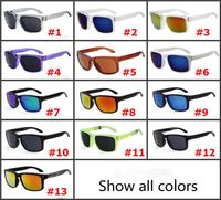 2018 الرجال النظارات الشمسية الصيف الظل uv400 حماية الرياضة نظارات الرجال نظارات الشمس 13 ألوان الساخن بيع