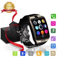 Q18 Smart Watch Smartwatch Bluetooth Sweatproof Phone con fotocamera TF / SIM Card Slot per smartphone Android e IPhone per bambini Ragazze Ragazzi