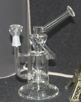 9 inch Recycler Glass Bong Dab Oil Rigs 14. 4 triple cyclone ...