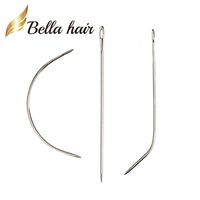 Bella Hair® Professional Weave Needle Braids Track Sewing Hair Extension Nål C i J Form för peruk 12st