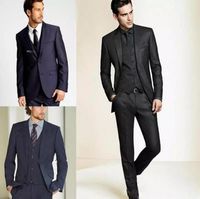 2018 New Formal Tuxedos Suits Men Wedding Suit Slim Fit Business Groom Suit Set S-4 XL Dress Suits Tuxedo For Men (Jacket+Pants)