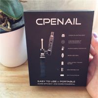 100 ٪ أصيلة CPENAIL أحدث نسخة الإلكترونية CPENAIL 1100mah المحمولة القلم الشمع مع الكوارتز التيتانيوم السيراميك مسمار eCigs