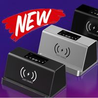 Nouveau 4000mA Banque De Puissance Bluetooth Haut-Parleur Sans Fil Chargeur Charge 3 En 1 Portable Sans Fil Haut-Parleur Système de Son 3D Stéréo Musique