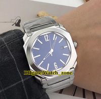 High Quality 42mm Octo Solotempo 102105 Dark Blue Dial Asian...