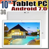 168 10 inç 10 "Tablet PC MTK6580 Octa Çekirdekli Android 7.0 4 GB RAM 64 GB ROM Pharle Tablet IPS Ekran GPS 3G Telefon Tablet E-9PB
