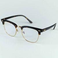Gafas de diseño de acetato real de primera calidad Tamaño de marco óptico profesional 4 colores fácilmente para cambiar las lentes 49mm