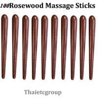 [Vida Saudável] 100 pcs x Thai Tradicional Reflexologia Massagem nos pés Rose vara de madeira quente relaxar o cuidado
