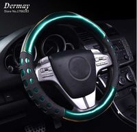 NEW 3D Non- slip Personalized Cute Steering Wheel Covers Colo...