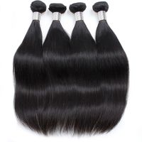 10A Peruivan Malaysian Indian Brazilian Straight Hair Bundles Unprocessed Straight Human Hair Weave Extensions 4pcs/Lot