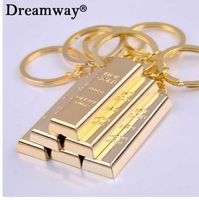 Pure gold key chain golden keychains keyrings women handbag ...