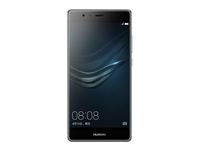 Original Huawei P9 4G LTE Teléfono celular Kirin 955 Octa Core 4GB RAM 64GB ROM Android 5.2 "2.5D Glass 12MP ID de dactilar ID de huella digital 3000mAh Smart Mobile Phone