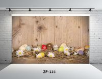 Fondale in vinile personalizzato tema giorno di Pasqua Fondali Prop digitale stampato Photo Studio Background ZP-135