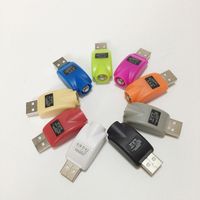 Trådlöst Ego USB-laddare Startpaket 9 Färger E Cigarettfall USB-laddningsadapter för alla EGO 510 Trådbatteri Vape MOD Vaporizer