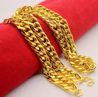 Gold Plated Stainless Steel Bracelets skills he Cuban Chain Men&#039;s Jewellery Fashion, long 21 mm , wide 9mm , Wholesale Free Shipping B5