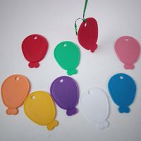 Yeni üretim Balon şekil / balık şekli kolye Helyum Balon yerçekimi blok plastik ağırlıkları Parti Düğün Dekorasyon Malzemeleri