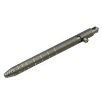 TITANER TB08 티타늄 티 TC4 볼트 액션 펜 야외 전술 생존 도구 텅스텐 긴급 유리 차단기 개인
