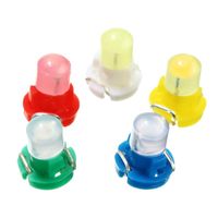 Original T3 LED Dashboard Light Bulb Cluster Gauges Dashboard White / Yellow/ Blue / Red / Green instruments Panel Climate Base Lamp