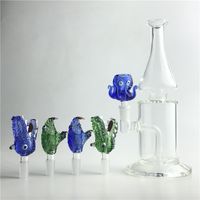 Nuova ciotola di Bong di vetro da 10 pollici Banger unghie con tubi dell'acqua femminile 14mm Tubi di acqua colorati Ciotole di animali da 30mm XXL Quartz Banger per il fumo