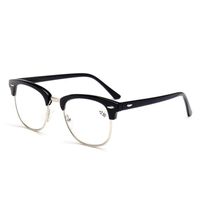 Marca Retro Deisign Metal Half Frame Leitura Vidros Leitores Presbyopia Óculos + 1,0- + 4.0 10 pçs / lote