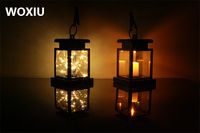 WOXIU led solar candle star lights fairy lights led strip inside warm white decoration for home garden outdoor tree bar street store holiday
