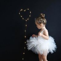 Новые летние девочки танцевальные платья дети без рукавов тюль балетное платье формальная детская одежда малыш туту платье
