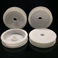 6.7 cm * 1.3 cm Plastik Boş Plastik Makaralar için DIY Boncuk Tel Konu Dize Hattı Kordon Tel Rulo Toptan Fiyat