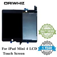 Yeni Varış Montaj Değiştirme iPad Mini 4 LCD Dokunmatik Ekran Digitizer Cam Olmadan Homebutton ve Tutkal