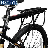 HZYEYO Bike Baskets Bicycle Luggage Carrier 25KG Load Rear Rack Road MTB Shelf Cycling Seatpost Bag Holder Stand For 15-20&#039; Bike ,C-205B