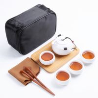 Seramik çaydanlık su ısıtıcısı Gaiwan Çay Kupası Puer Çin Çay Pot Taşınabilir Çay Seti İçecek Tercih Edilen 2019205L