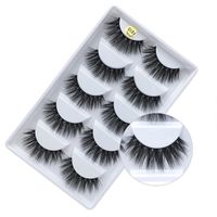 Zouyesan Free Shipping 2019 3D mink hair false eyelashes 5 p...