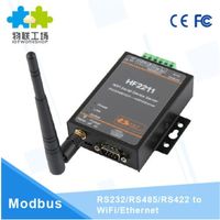2211 Industrial Modbus Serial RS485 RS422 para Wi-fi Ethernet Conversor Dispositivo TCP IP Telnet 4 M Flash DTU Conector