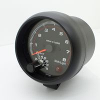 3.75 '' rpm tachometer tacho مقياس السيارات سيارة متر ضوء أسود DC 12V 2017 ل 12 فولت مركبات البنزين