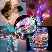 20 50 100 LED Mini USB Copper Wire String Fairy Lights Party...