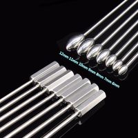 7 Size new Male Stainless steel Urethral Sounding Bead Stimu...
